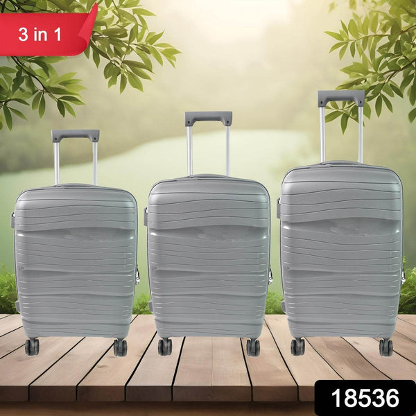 Big 3 in 1 Luggage with Wheels Travel suitcases Set (3 Pcs Set / Different Size) - dailyneed.life