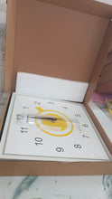 Decorative Square Wall Clock Battery Operated – 1 Pc - dailyneed.life