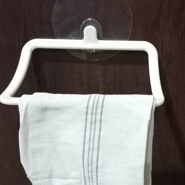 Multi-Purpose Self Adhesive, Strong Sticker Self Adhesive Wall Mounted Hand Towel Holder/Hanger - dailyneed.life