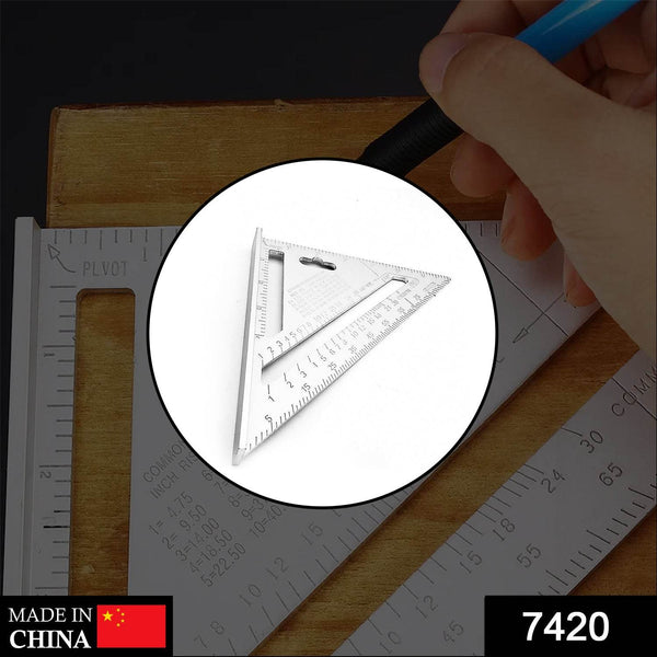 Light Weight Double Side Scale Triangle Measurement Hand Tool - dailyneed.life