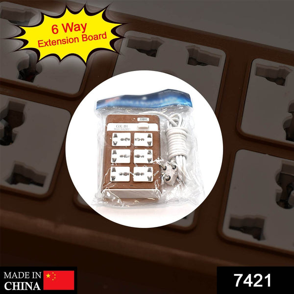 Extension Board 250V 6 Way Extension Board - dailyneed.life