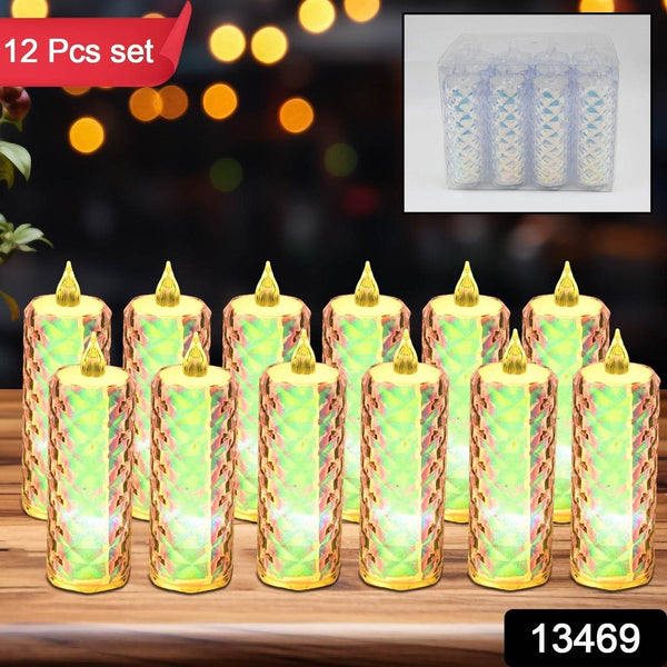 Festive Lighting for Any Occasion: 12 Pack LED Tealight Candles, Diwali - dailyneed.life