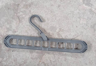 9 Hole Plastic Hanger Hanging hook Indoor Wardrobe Clothes Organization Storage Balcony Windowsill Suit Racks - dailyneed.life