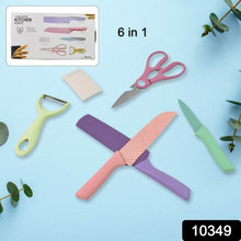Professional Colorful Kitchen Knives Set (6 Pcs Set) - dailyneed.life