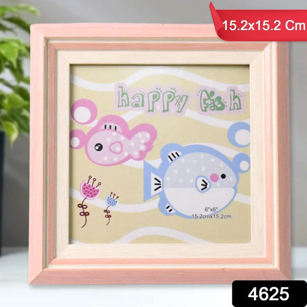 Creative Solid Wooden Photo Frame (15.2cmx15.2cm / 1Pc) - dailyneed.life