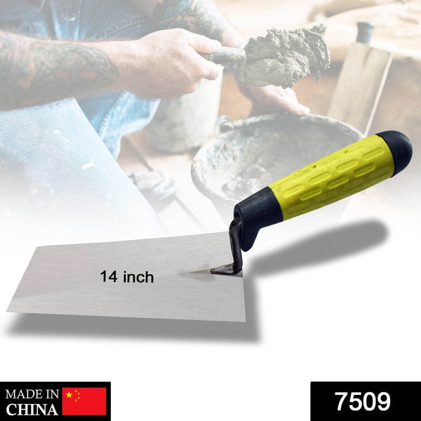 Square Head Professional Render Plastering Trowel, Smooth Trowel 14 Inch - dailyneed.life