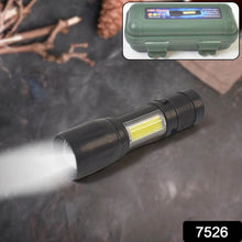 LED USB Rechargeable Mini Flashlight – Ultra-Bright Zoom & COB Side Lantern, Tactical Emergency Light - dailyneed.life
