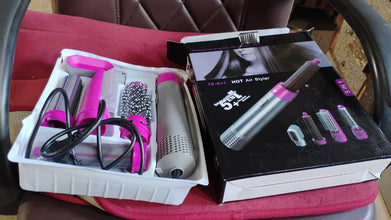 5 In 1 Hair Dryer Brush, Multifunctional Hot Air Styler Hair Tools - dailyneed.life
