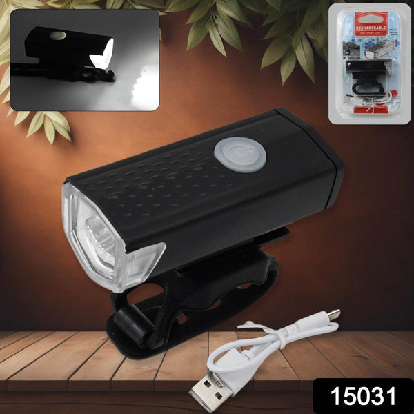 USB Rechargeable Bicycle Front Light (1 Pc) - dailyneed.life
