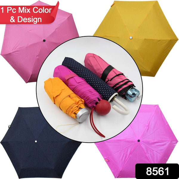 Umbrella Summer Sun and Rain Protection Foldable Cute Umbrella || UV Protection Rain Sun Umbrella || Travel Accessories || Umbrella for Children, Girls, and Boys (1 Pc / Mix Color / Design)  - dailyneed.life