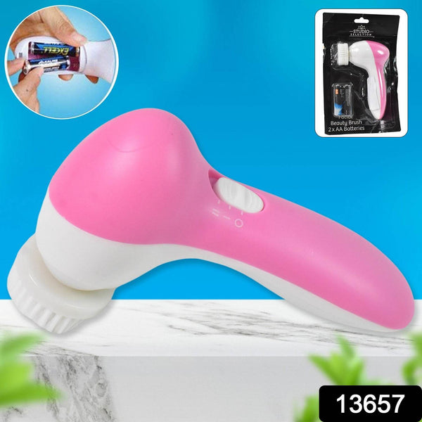 Facial Beauty Brush, Face Massager (1 Pc / With 2 AA Battery Included) - dailyneed.life