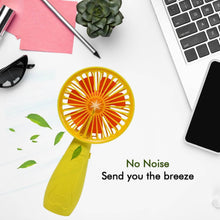 Foldable Handy Light Fans Rechargeable Handheld Mini Fan Electric Personal Fans Hand Bar Desktop Fan (Battery Not Include) - dailyneed.life
