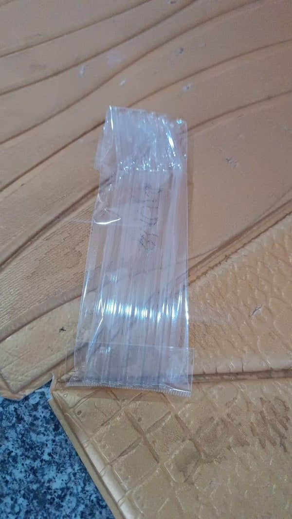 Reusable Glass Straws Clear Glass Drinking Straw 5Pc - dailyneed.life