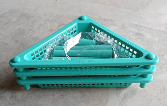 Triangle 3-Tier Plastic Storage Rack for Kitchen, Bathroom & Office - dailyneed.life