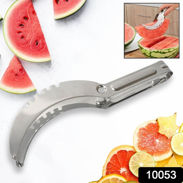 3in1 Stainless Steel Watermelon Cantaloupe Slicer Knife, Corer Fruit, Vegetable Tools Kitchen (1 Pc) - dailyneed.life