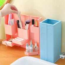 Multi-Purpose Pen Holder, Foldable Magnetic Kawaii Desk Pen Holder Pencil Makeup Storage Box Desktop Organizer Stand Case School Office Stationery - dailyneed.life