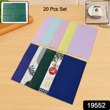 Multi-Color & Printed Disposable Food Wrapping Paper Set (20 Pc) - dailyneed.life