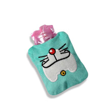 Doremon Cartoon Small Hot Water Bag with Cover for Pain Relief - dailyneed.life
