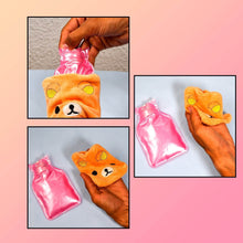 Warm Hug from a Panda: Orange Panda Hot Water Bag for Pain Relief - dailyneed.life