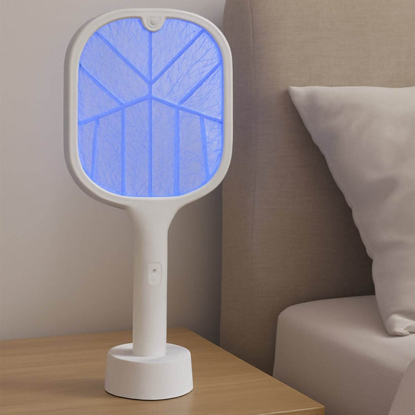 Rechargeable Mosquito Killer Racket with UV Light & USB Charging Base - dailyneed.life