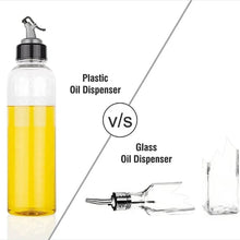 1ltr Plastic Oil Dispenser With Lid - Clear, Drip Free Spout, Controlled Use. - dailyneed.life