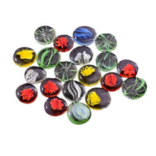 Glass Gem Stone, Flat Round Marbles Pebbles for Vase Fillers, Attractive pebbles for Aquarium Fish Tank. - dailyneed.life