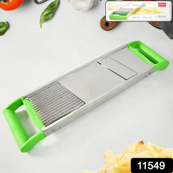 Apex Stainless Steel Vegetable Slicer (2-in-1) - dailyneed.life