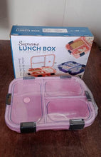 Customized Plastic 3 Compartment Insulated Lunch Box, Lunch Box (1 Pc) - dailyneed.life