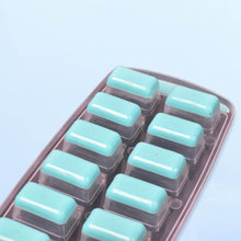 12-Grid Silicone Ice Cube Tray - Food-Grade Square Ice Maker, Easy Release Bottom - dailyneed.life