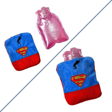 Superman Print Small Hot Water Bag with Cover for Pain Relief - dailyneed.life