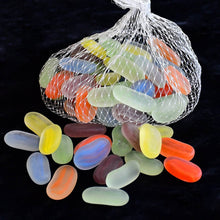 Glass Gem Stone, Flat Round Marbles Pebbles for Vase Fillers, Attractive pebbles for Aquarium Fish Tank. - dailyneed.life