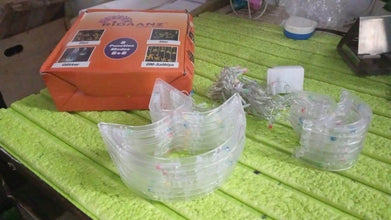 Multicolor 12 Diya Curtain String Lights, Window Curtain Lights with 8 Flashing Modes Decoration Light (Multi Color) - dailyneed.life