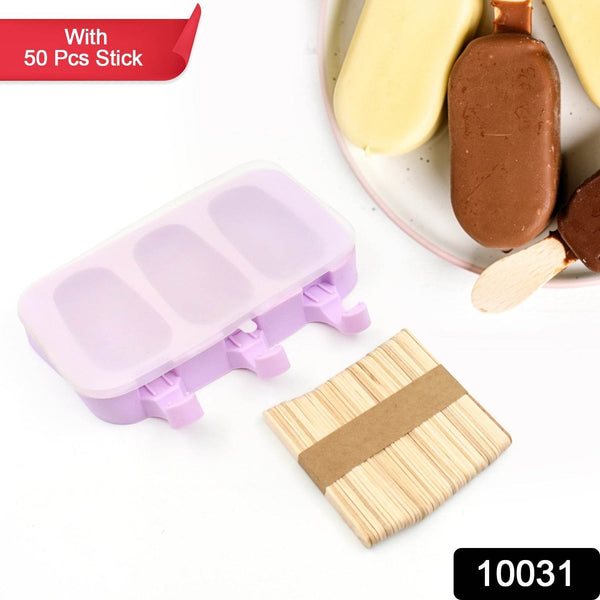 Silicone Sicle Molds – DIY Ice Pops with Lids & 50 Sticks - dailyneed.life