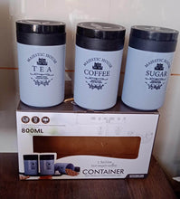 Airtight Containers – For Tea, Coffee, Sugar & More (3 Pcs Set) - dailyneed.life