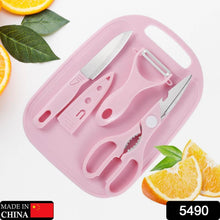 Mini Travel Cutting Board Set, 4 Pcs Portable Mini Camping Plastic Cutting Board & Knife, Fruits & Vegetable Peeler Scissors, Kitchen Knives Set, for travel, picnic, camping, outdoor, park (4 Pc Set) - dailyneed.life