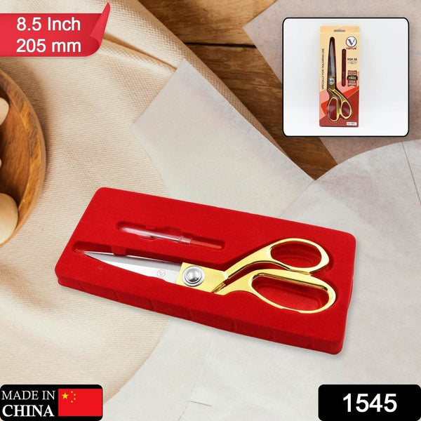 Stainless Steel Tailoring Scissor Sharp Cloth Cutting for Professionals (Golden) - dailyneed.life