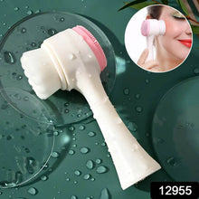 2 in 1 Facial Brush Cleansing | Manual Face Scrubber | Silicone Double-Sided Face Wash Brush for Sensitive, Delicate, Dry Skin (1 Pc) - dailyneed.life