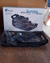 Premium Plastic Serving Tray (3 Pc) - dailyneed.life