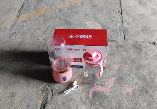 Portable Small Juicer Blender With Water Bottle / Cup (2 Pc Set) - dailyneed.life