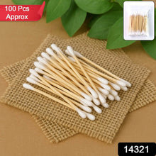 Eco-Friendly Wooden Cotton Ear Buds (1 pkt / 100 Pcs Approx) - dailyneed.life