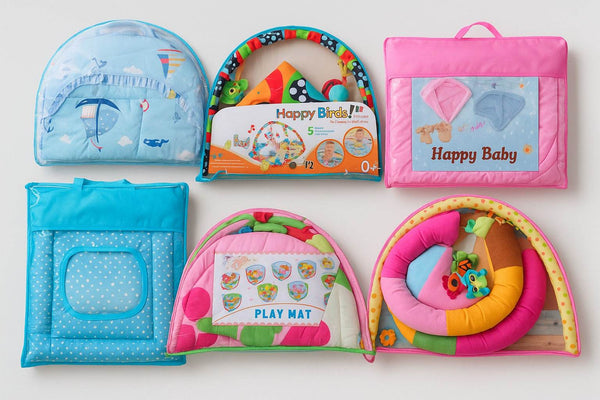 Multipurpose Baby Play Gym and Sleeping Mat (Mix Design / 1 Pc) - dailyneed.life