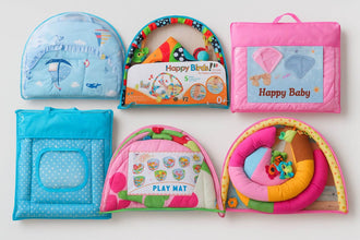 Multipurpose Baby Play Gym and Sleeping Mat (Mix Design / 1 Pc) - dailyneed.life