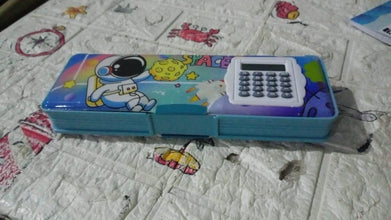 Magnetic Geometry Box - Double-Sided Pencil Case with Calculator for Students - dailyneed.life