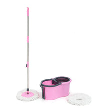 Quick Spin Mop Plastic spin, Bucket Floor Cleaning, Easy Wheels & Big Bucket, Floor Cleaning Mop with Bucket - dailyneed.life