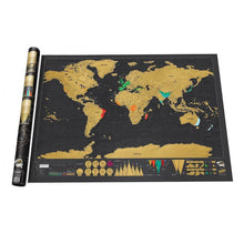 Scratch Off Map Interactive Vacation Poster World Travel Maps - dailyneed.life
