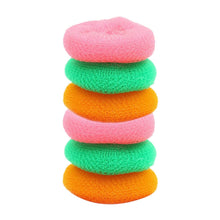 Plastic Scrubber Round Nylon Scrubbers (Pack of 6) - dailyneed.life