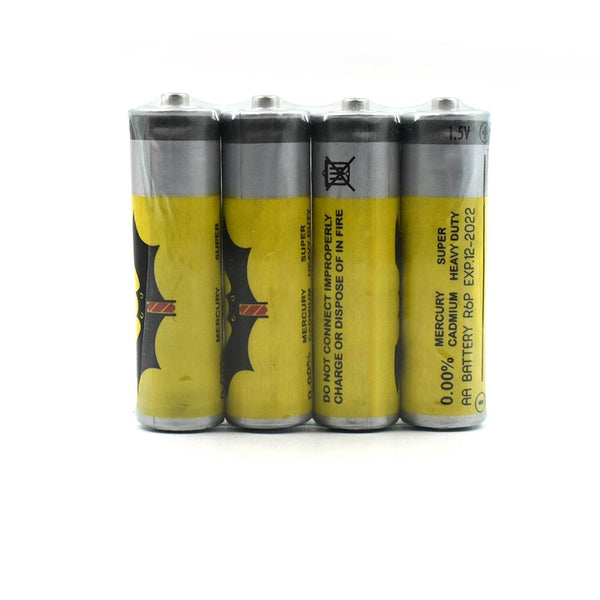 4Pc AA Battery and power cells used in technical devices such as T.V remote, torch etc for their functioning. - dailyneed.life