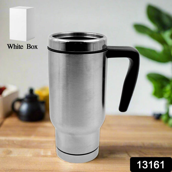 Stainless Steel Coffee Mug (1 Pc / With lid & Handle) - dailyneed.life