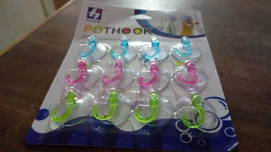Transparent Rubber Vacuum Sucker Hooks Hanger Strong Suction Cup (12 Pc) - dailyneed.life