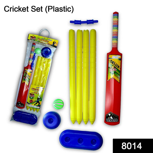 Plastic Cricket Set with Stump,Ball and Bat Kit - dailyneed.life